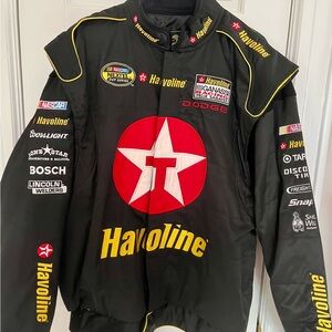 Vintage Nascar Black and Red Racing Jacket New with Tags